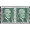 #1299 1c Thomas Jefferson Coil Pair 1968 Used