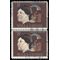 #1487 8c American Arts Willa Cather 1973 Used Attached Pair