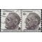 #1305 6c Franklin D. Roosevelt Joint Line Pair 1968 Used