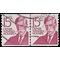 #1305e 15c Prominent Americans Oliver Wendell Holmes Coil Line Pair 1978 Used