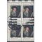 #1553 10c American Arts Benjamin West 1975 Used Block of 4