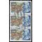 #1690 13c Benjamin Franklin 1976 Used Strip of 3