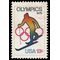 #1696 13c Olympic Games Skiing 1976 Used