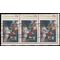 #1701 13c Nativity, Madonna and Child 1976 Used Strip of 3
