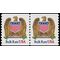 #2602 10c Eagle & Shield Bulk Rate Coil Pair 1991 Mint NH