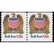 #2602 10c Eagle & Shield Bulk Rate Coil Pair 1991 Mint NH