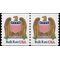 #2602 10c Eagle & Shield Bulk Rate Coil Pair 1991 Mint NH
