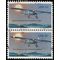 #1710 13c 50th Anniversary Lindbergh Flight 1977 Used Attached Pair