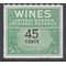 Scott RE137 45c Internal Revenue: Wines 1942 Mint NH