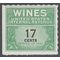 Scott RE186 17c Internal Revenue: Wines 1951-54 Mint NH