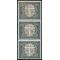 Germany # 810 1960 Used Strip of 3 Stain on Back