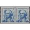 #1304 5c George Washington Coil Line Pair Shiny Gum 1966 Mint NH