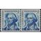 #1304 5c George Washington Coil Line Pair Shiny Gum 1966 Mint NH