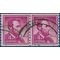 #1058 4c Abraham Lincoln Joint Line Pair SH 1958 Used