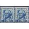 #1304 5c George Washington Coil Line Pair 1966 Used