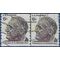 #1305 6c Franklin D. Roosevelt Joint Line Pair 1968 Used