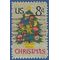 #1508 8c Needlepoint Christmas Tree 1973 Used