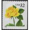 #3049 32c Yellow Rose Booklet Single 1996 Mint NH