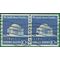 #1520 10c Jefferson Memorial Coil Line Pair 1973 Used