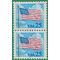 #2278 25c U.S. Flag 1988 Used Attached Pair