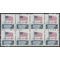 #1338f 8c Flag over White House 1971 Used Block of 8