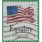 #4708 (45c Forever) Four Flags Equality ATM Booklet Single 2012 Used