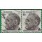 #1305 6c Franklin D. Roosevelt Joint Line Pair 1968 Used