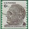 #1305 6c Franklin D. Roosevelt Coil Single 1968 Used