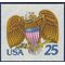 #2431 25c Eagle and Shield Booklet Single 1989 Mint NH