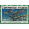 #1684 13c 50th Anniversary Commercial Aviation 1976 Used