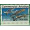 #1684 13c 50th Anniversary Commercial Aviation 1976 Used