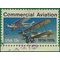 #1684 13c 50th Anniversary Commercial Aviation 1976 Used