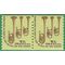 #1614 7.7c Americana Issue Saxhorns Coil Pair 1976 Mint NH