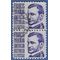 #1281 3c Prominent Americans Francis Parkman 1967 Used Attached Pair