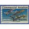 #1684 13c 50th Anniversary Commercial Aviation 1976 Used