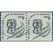 #1811 1c Americana Issue Inkwell and Quill Coil Pair 1980 Used