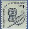 #1811 1c Americana Issue Inkwell and Quill Coil Single 1980 Mint NH