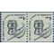 #1811 1c Americana Issue Inkwell and Quill Coil Pair 1980 Mint NH