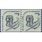 #1811 1c Americana Issue Inkwell and Quill Coil Pair 1980 Mint NH