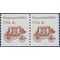 #1898a 4c Stagecoach 1890s Coil Pair 1982 Mint NH