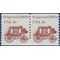 #1898a 4c Stagecoach 1890s Coil Pair 1982 Mint NH