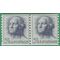 #1229 5c George Washington Coil Pair 1962 Mint NH