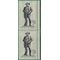 #1242 5c Sam Huston Attached Pair 1964 Mint NH