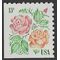 #1737 15c Red Masterpiece and Medallion Roses Booklet Single 1978 Mint NH