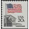 #1896a 20c Flag over Supreme Court Booklet Single 1981 Mint NH