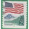 #2280 25c Flag over Yosemite PNC Single #5 1988 Used