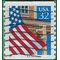#2913 32c Flag over Porch PNC Single #11111 1995 Used