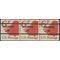 #1518a 6.3c Liberty Bell Coil Strip/3 1974 Mint NH Precancel Inglewood CA