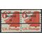 #1518a 6.3c Liberty Bell Coil Pair 1974 Mint NH Precancel Inglewood CA
