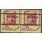 #1615a 7.9c Drums Coil Pair 1976 Mint NH Precancel Inglewood CA